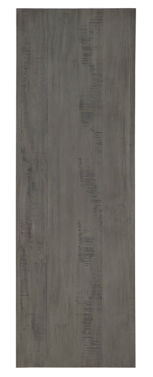 Homelegance By Top-Line Alastor Sofa Table with Shelf Grey MDF