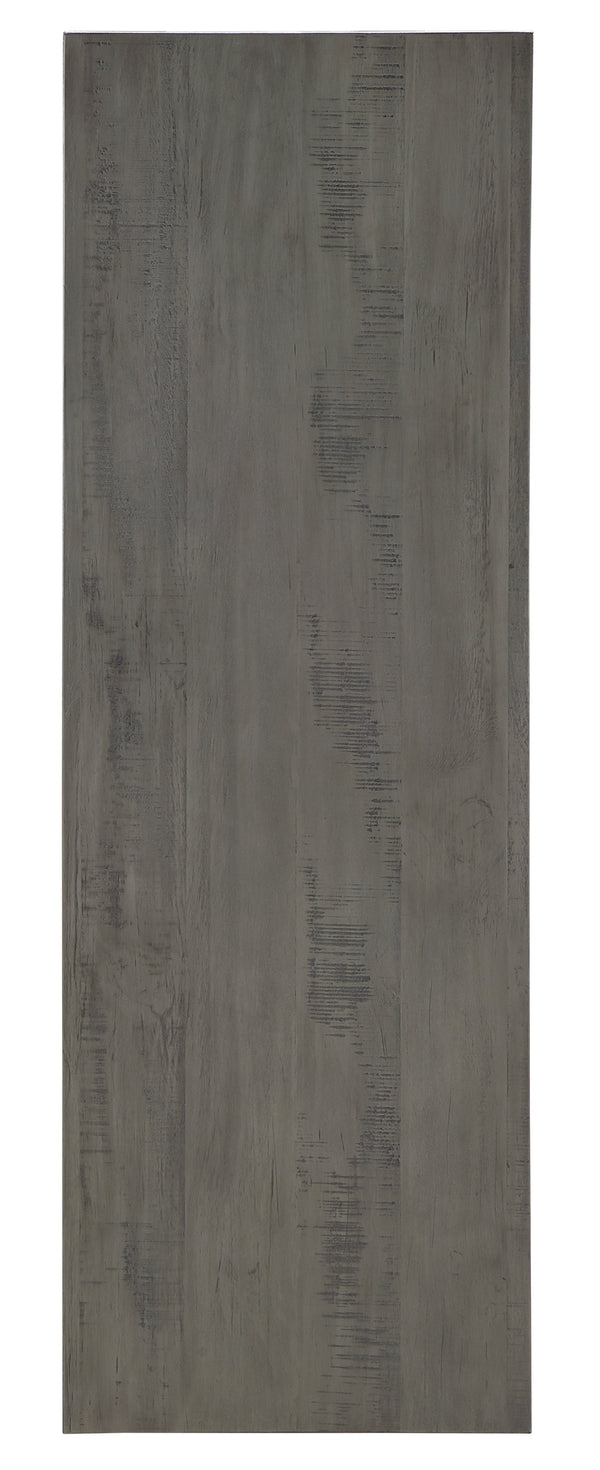 Homelegance By Top-Line Alastor Sofa Table with Shelf Grey MDF