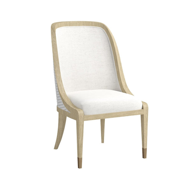 A.R.T. Furniture Eave Hostess Dining Chair - Contemporary Comfort with Crisp White Finish for Versatile Spaces & Style 436200-1825