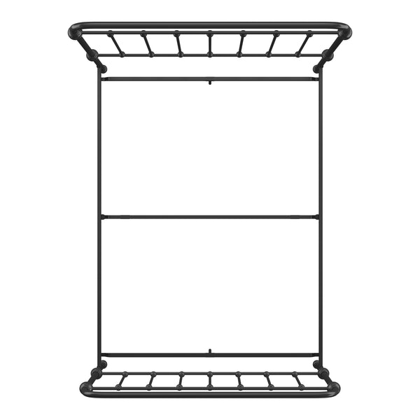 Homelegance By Top-Line Taylin Graceful Lines Victorian Metal Bed Black Metal