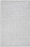 Feizy Rugs Redford Viscose/Wool Hand Woven Casual Rug White/Silver 10' x 14'