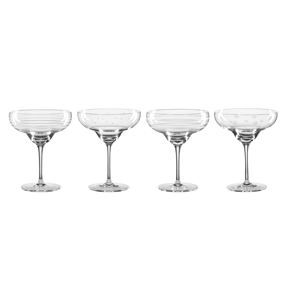 Lenox Oneida Mingle Margarita Glasses, Set of 4 Clear, NO COLOR GLASS,CRYSTAL 895934