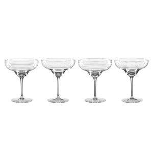 Lenox Oneida Mingle Margarita Glasses, Set of 4 Clear, NO COLOR GLASS,CRYSTAL 895934