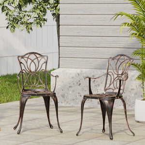 Christopher Knight Home® - Noble House - - Tucson Dining Chair, Black Copper (Set Of 2)