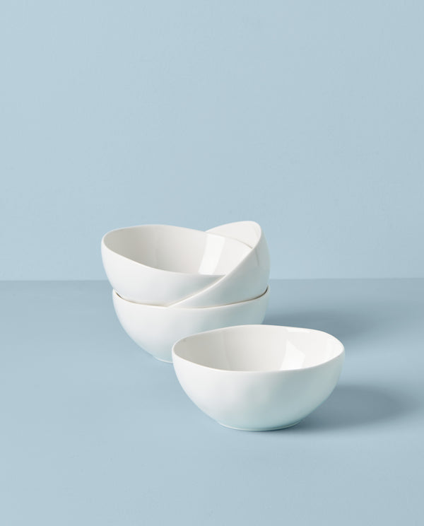 Lenox Bay Colors 4-Piece All-Purpose Bowls, White White, WHITE PORCELAIN 894673