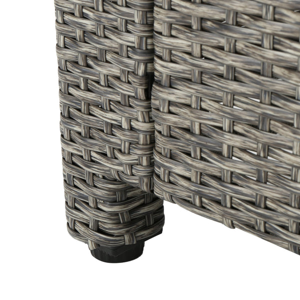 English Elm Puerta Outdoor Club Chair Woven Faux Rattan Iron Frame All Weather Patio Lounge 52979.00MBK