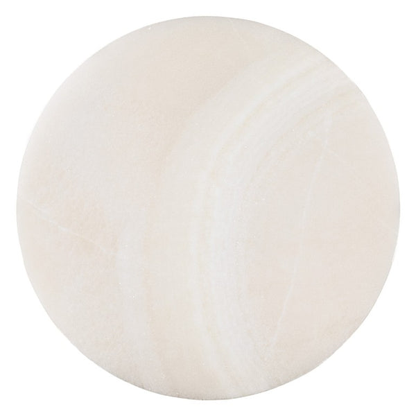 Hooker Furniture Melange Je Suis Petit Spot Table With Onyx Top & Textured Gold Frame — Compact Luxe Accent Piece 628-50746-00