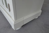 Parker House Cape Cod 63 In. TV Console Vintage White Poplar Solids / Birch Veneers CAP#63