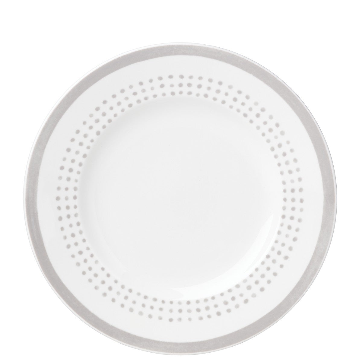 Kate Spade Charlotte Street Grey Porcelain Plate