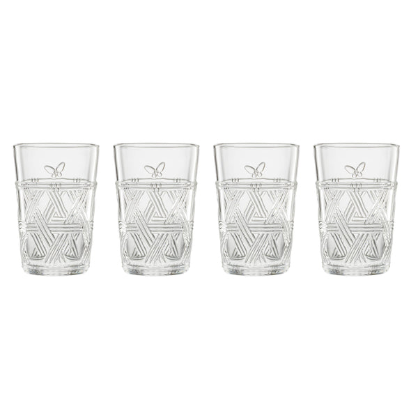 Lenox Butterfly Meadow Clear Tall Glasses, Set of 4 Clear, NO COLOR GLASS,CRYSTAL 896072