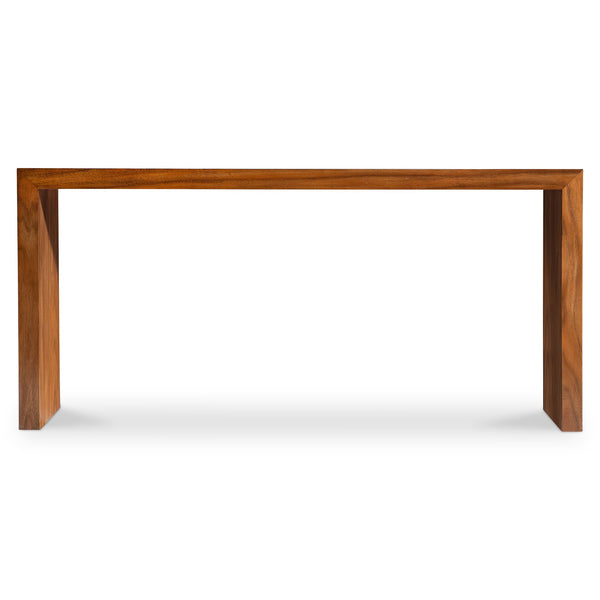 Bernhardt Bernhardt Brasea Solid Suar Wood Console Table with Organic Grain Lume Entryway Accent 394910