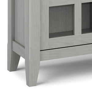 English Elm Acadian Fog Grey Entryway Storage Cabinet - Handcrafted Wood With Stylish Design & Versatile Storage B136P158293