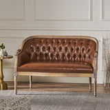 Christopher Knight Home® - Noble House - Faye Traditional Tufted Upholstered Loveseat