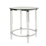 Christopher Knight Home® - Noble House - Orianna Acrylic and Tempered Glass Circular Table