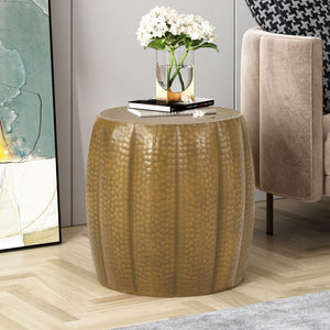 Christopher Knight Home® - Noble House - - Metal Drum End Table