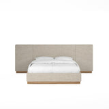 A.R.T. Furniture Portico Califonia King Upholstered Bed with End Panel 323127-3335W Brown 323127-3335W