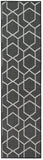 Nourison Horizon Indoor/Outdoor HOZ01 Machine Made Power-loomed Borderless Design Indoor/Outdoor Modern Outdoor Rug Black, Black 88% Polypropylene,12% Polyester 841491126141