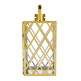 Christopher Knight Home® - Noble House - Ashuelot Outdoor 18" Modern Stainless Steel Lantern