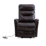 Parker House Parker Living Gemini - Truffle Power Lift Recliner with Articulating Headrest Truffle 90% Polyester, 10% PU (W) MGEM#812LIFT-TRU