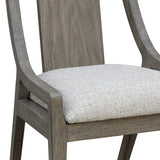 Scott Living Home Griffith Sling Back Side Chair Gray with Light Wood Finish P367DJ260 Pulaski Furniture