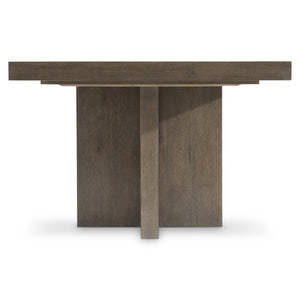 Bernhardt Bernhardt Outline Dining Table With Wire-Brushed Oak Cassel Finish, Double Pedestal, 88" Expandable K2213