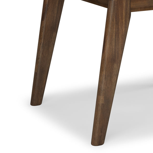 English Elm Clarkson End Table - Handcrafted Rustic Acacia Wood With Drawer, Mid-Century Style & Aged Finish B136P158774