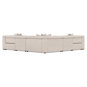 Bernhardt Bernhardt Bliss Five Piece Power Reclining Sectional with Pop up Headrests and Plush Seating K2184