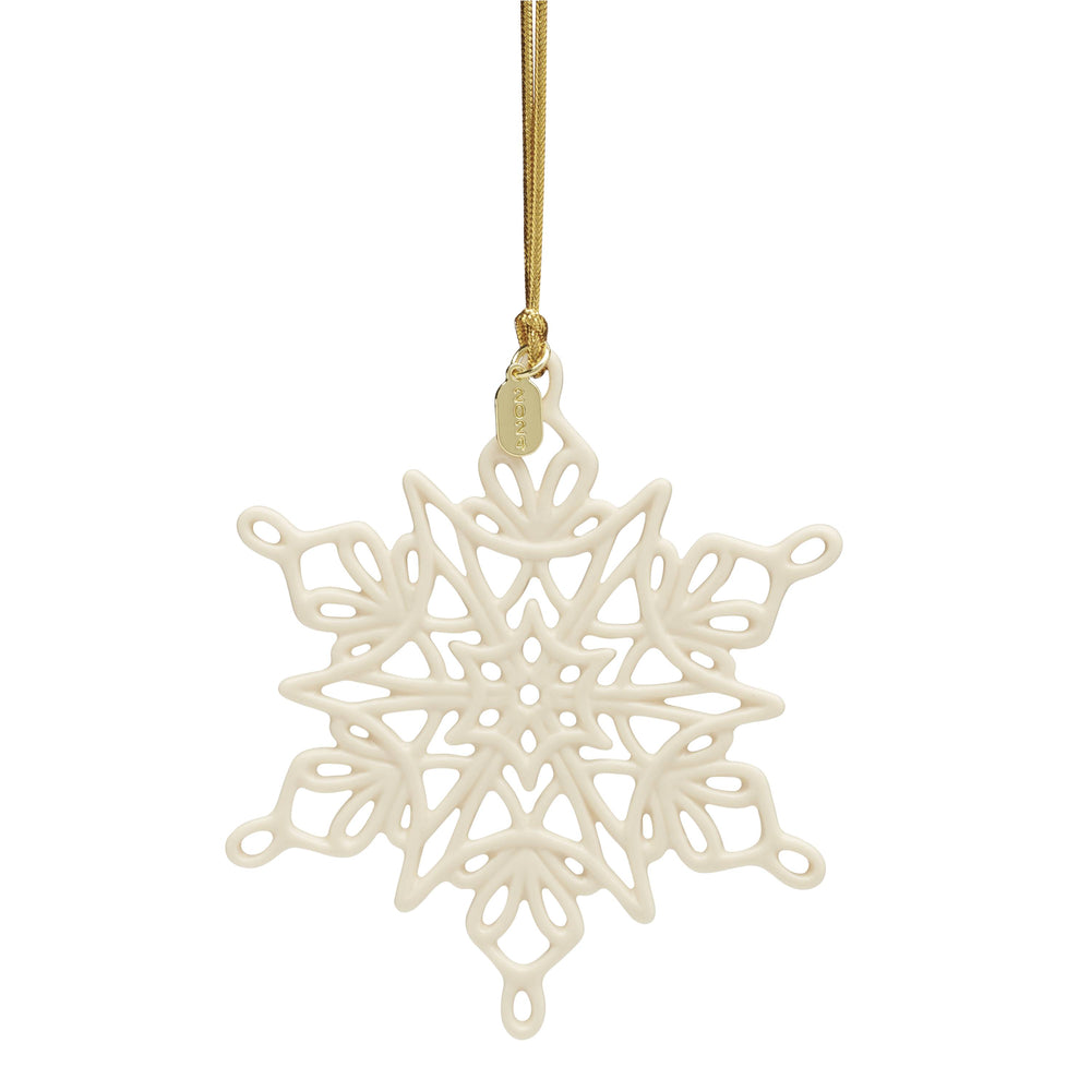 Lenox 2024 Snow Fantasies Snowflake Ornament Ivory, NO COLOR PORCELAIN 895772