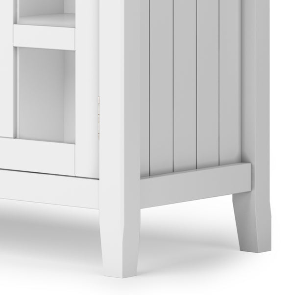 English Elm Acadian 60" Tv Media Stand - Handcrafted White Finish, Stylish Storage For Tvs Up To 65 Inches B136P159686