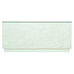 Bernhardt Bernhardt Tenerife Square Coco Twig Outdoor Cocktail Table With Tempered Glass — Weather-Resistant Style K1400