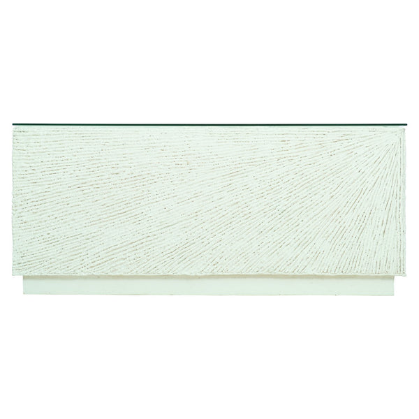 Bernhardt Bernhardt Tenerife Square Coco Twig Outdoor Cocktail Table With Tempered Glass — Weather-Resistant Style K1400