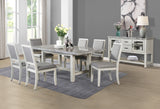 Steve Silver Canova Gray Marble Top Dining CV500GT