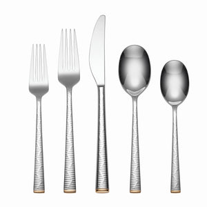 Lenox Blue Bay 20-Piece Flatware Set Metallic, NO COLOR METAL 895539