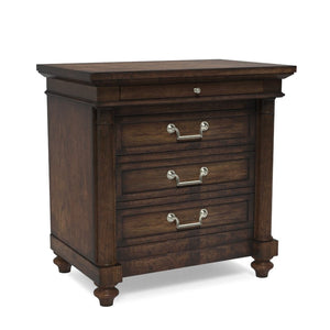 A.R.T. Furniture Artiste Transitional Medium Nightstand In Vintage Cherry - Timeless Design With 4 Storage Drawers Brown, Brown Material, Parawood Solids & Cherry Veneer 241141-1100c2180c