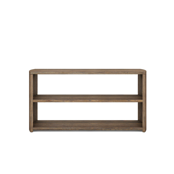 A.R.T. Furniture Stockyard Console Table - Smoked Ash And Oak Veneer With Hi-low Top & Adjustable Levelers For Style Brown Ash Solids,Knotty White Oak Veneers 284307-2303
