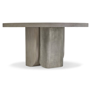 Bernhardt Nexus Sculptural Mahogany Dining Table with Graphite Cast Aluminum Base — Timeless Modern Centerpiece K2142