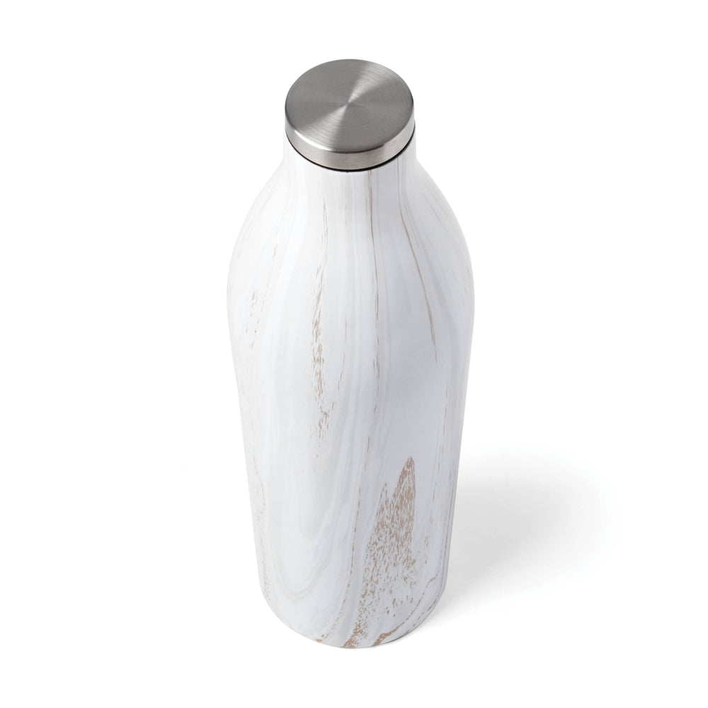 Lenox Cambridge White Geode 3-Piece Wine Growler & Tumbler Set NO COLOR METAL EPWTGDCB2DS