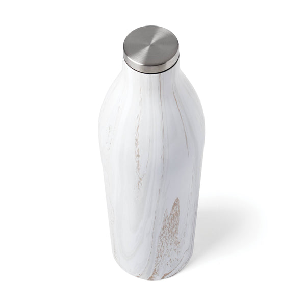 Lenox Cambridge White Geode 3-Piece Wine Growler & Tumbler Set NO COLOR METAL EPWTGDCB2DS