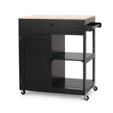 Christopher Knight Home® - Noble House - Telfair Kitchen Cart with Wheels