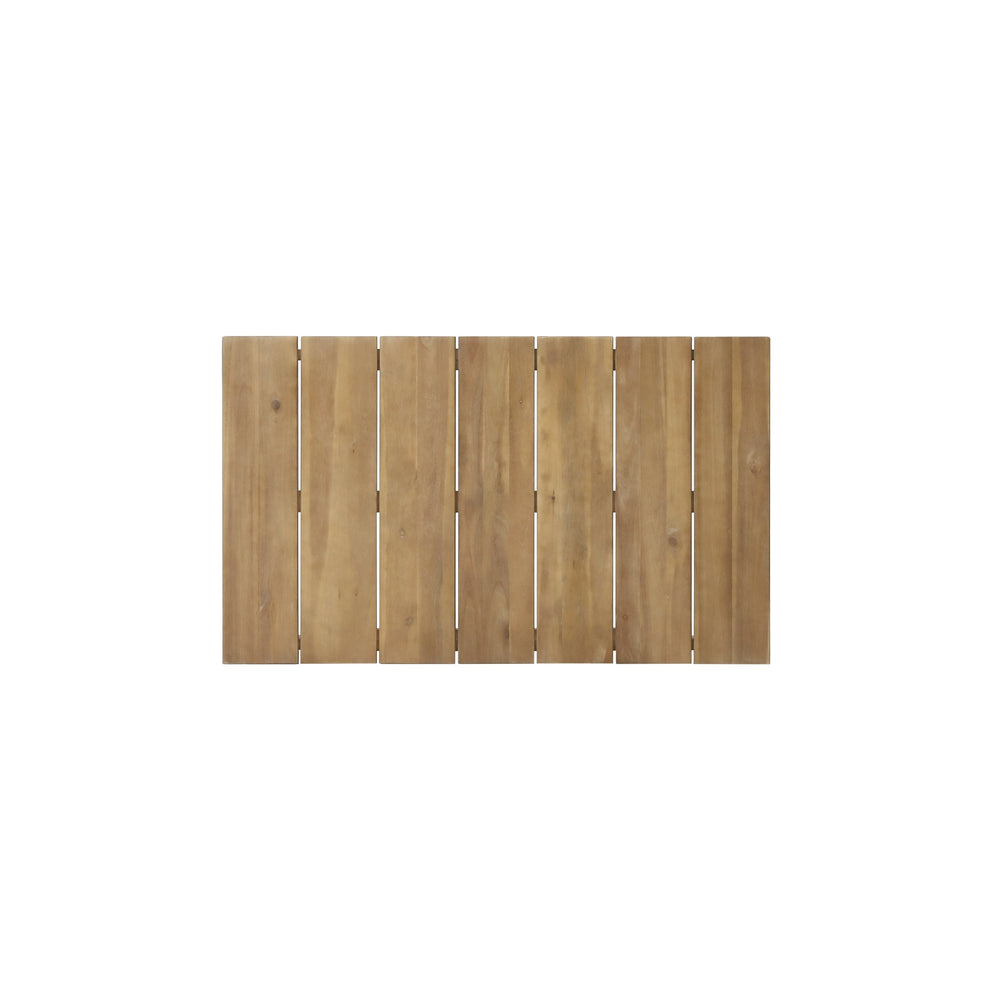 English Elm Christopher Knight Home® - Acacia Rustic Outdoor Coffee Table with Slat Top, Light Brown Acacia Wood, Durable 39.5" L 72767.00MLBRN