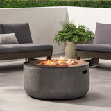 Christopher Knight Home® Noble House Adio 31" Circle Mgo Fire Pit - 50,000 Btu