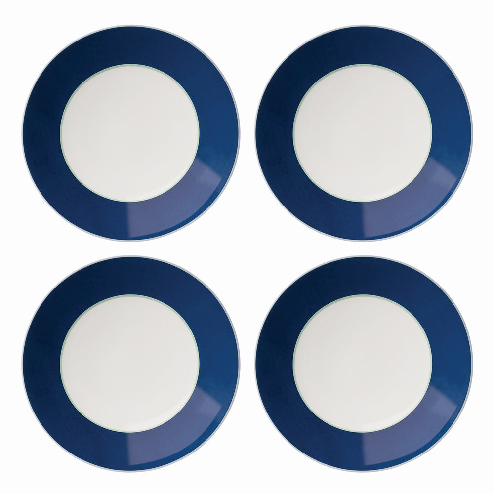 Lenox Kate Spade Make It Pop Accent Plates, Set of 4 Blue, NAVY PORCELAIN 894613