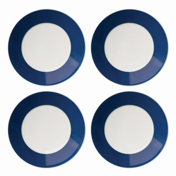 Lenox Kate Spade Make It Pop Accent Plates, Set of 4 Blue, NAVY PORCELAIN 894613
