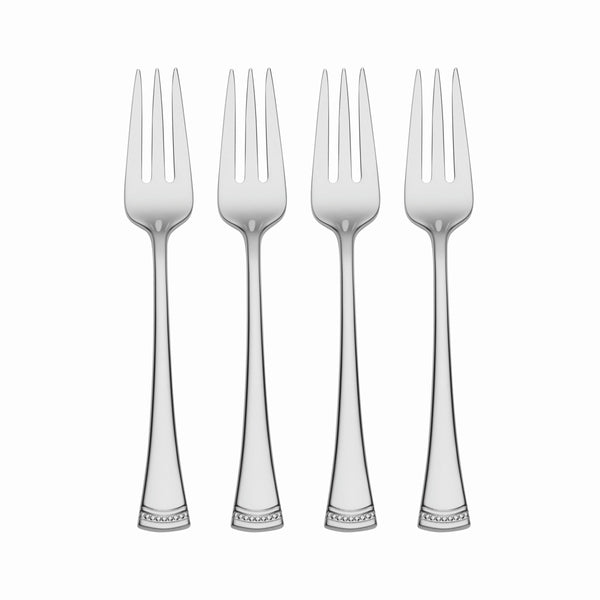 Lenox Portola Cocktail Forks, Set of 4 Metallic, STAINLESS METAL 896000