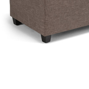 English Elm Sienna Storage Ottoman Bench - Versatile Fawn Brown Seating With Chic Tufted Design & Storage Space B136P159112-GIGA