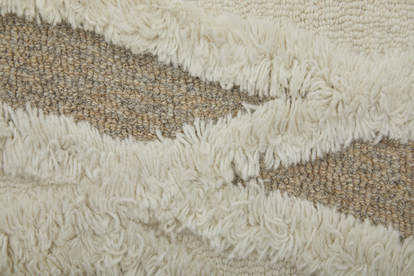 Feizy Rugs Anica Hand-tufted Wool Area Rug - Bohemian Geometric Design For Stylish Home Decor In Any Room Ivory,Taupe,Brown Wool Anc8008fivybrnf00