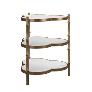 A.R.T. Furniture Eave II Accent Table – Sculptural Three-Tier Design with Reflective Surfaces for Modern Interiors 436368-1227