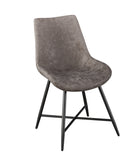 Steve Silver Ramona Brown Leatherette Side Chair, Set of 2 RM440SB