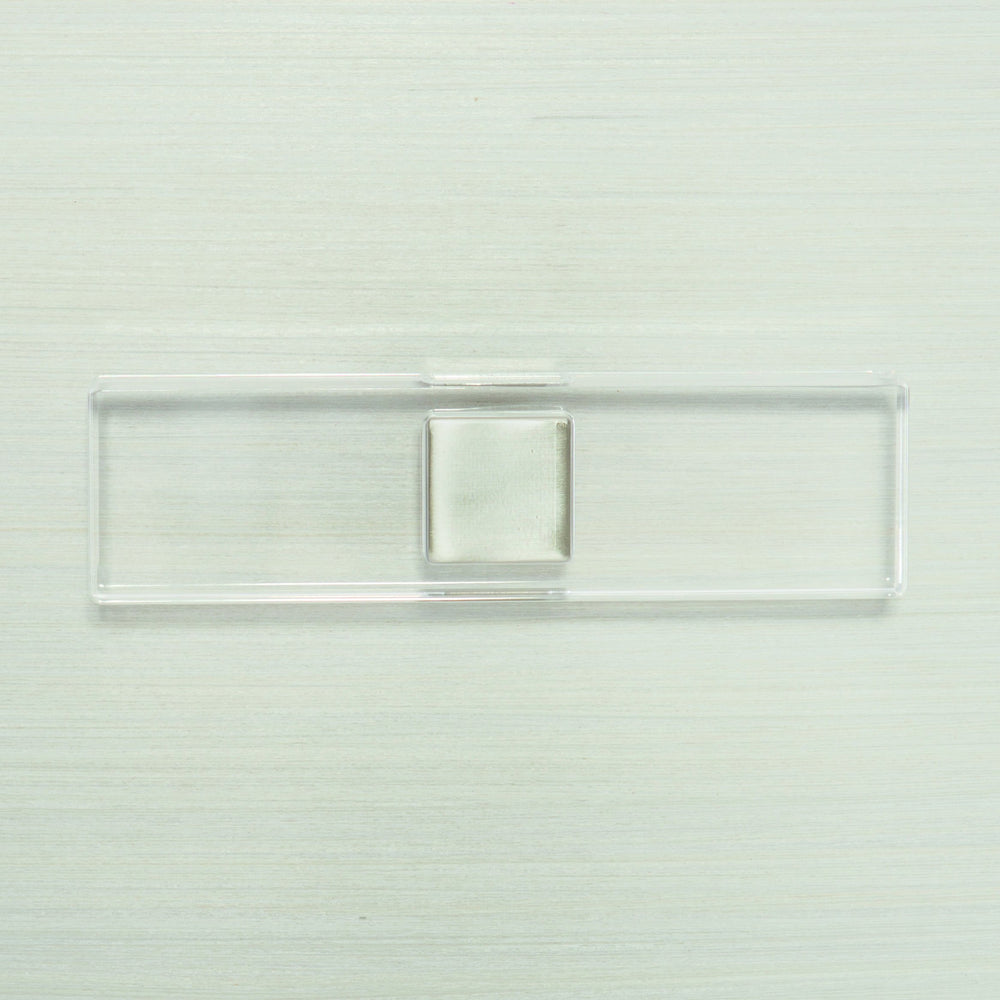 Bernhardt Bernhardt Axiom Oval Nightstand Modern Sculptural Bedside Table With Curved Front, Acrylic Hardware, 36"W X 21"D X 30"H 381213