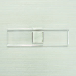 Bernhardt Bernhardt Axiom Oval Nightstand Modern Sculptural Bedside Table With Curved Front, Acrylic Hardware, 36"W X 21"D X 30"H 381213